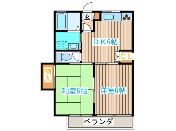 ローレンスパークＡ棟の物件間取画像